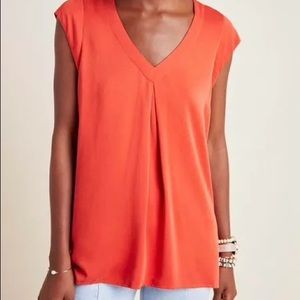 Anthropologie Maeve Ally Cupro Tunic